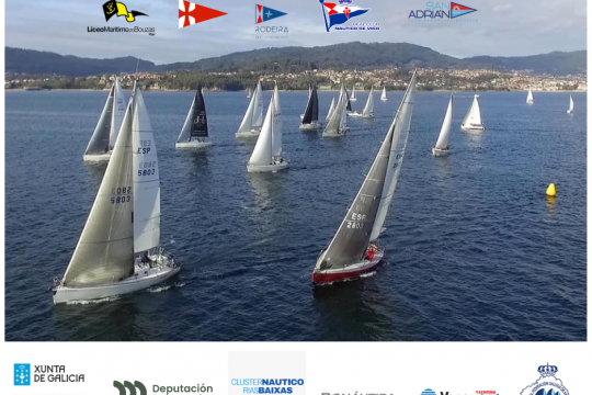 El Club Náutico Deportivo San Adrián de Cobres acoge la 3ª Regata de la Liga de Invierno Cíes – Rande 2025
